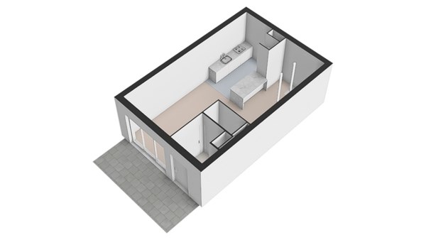 Plattegrond - Treubstraat 12F005, 2288 EJ Rijswijk - Begane grond-3D.jpg